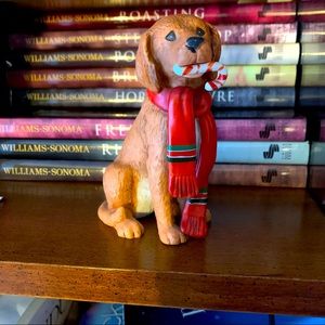 Schmid Gordon Fraser Antique Golden Retriever Dog Figurine Christmas 1984
